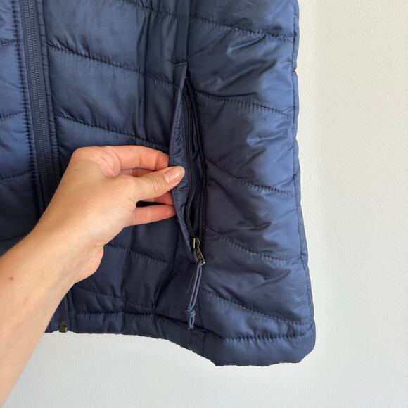 Columbia Quilted Insulated Zip Up Vest Navy S - Picture 7 of 7